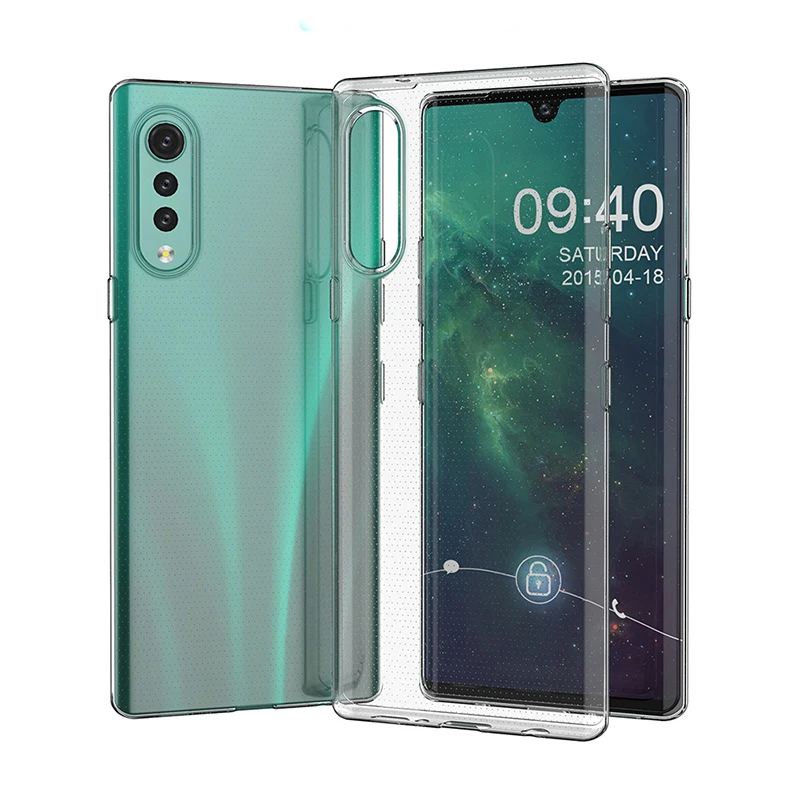 Transparent TPU Cover Fundas Coque for LG Velvet G9 ThinQ 4G 5G LGVelvet Soft Clear Ultrathin Silicone Cases Luxury High Quality