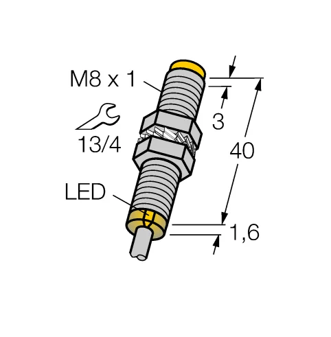 Inductive Capacitive Sensor Probe Ranging Sensor NI4-EG08-AG41X Two-Wire Proximity Switch