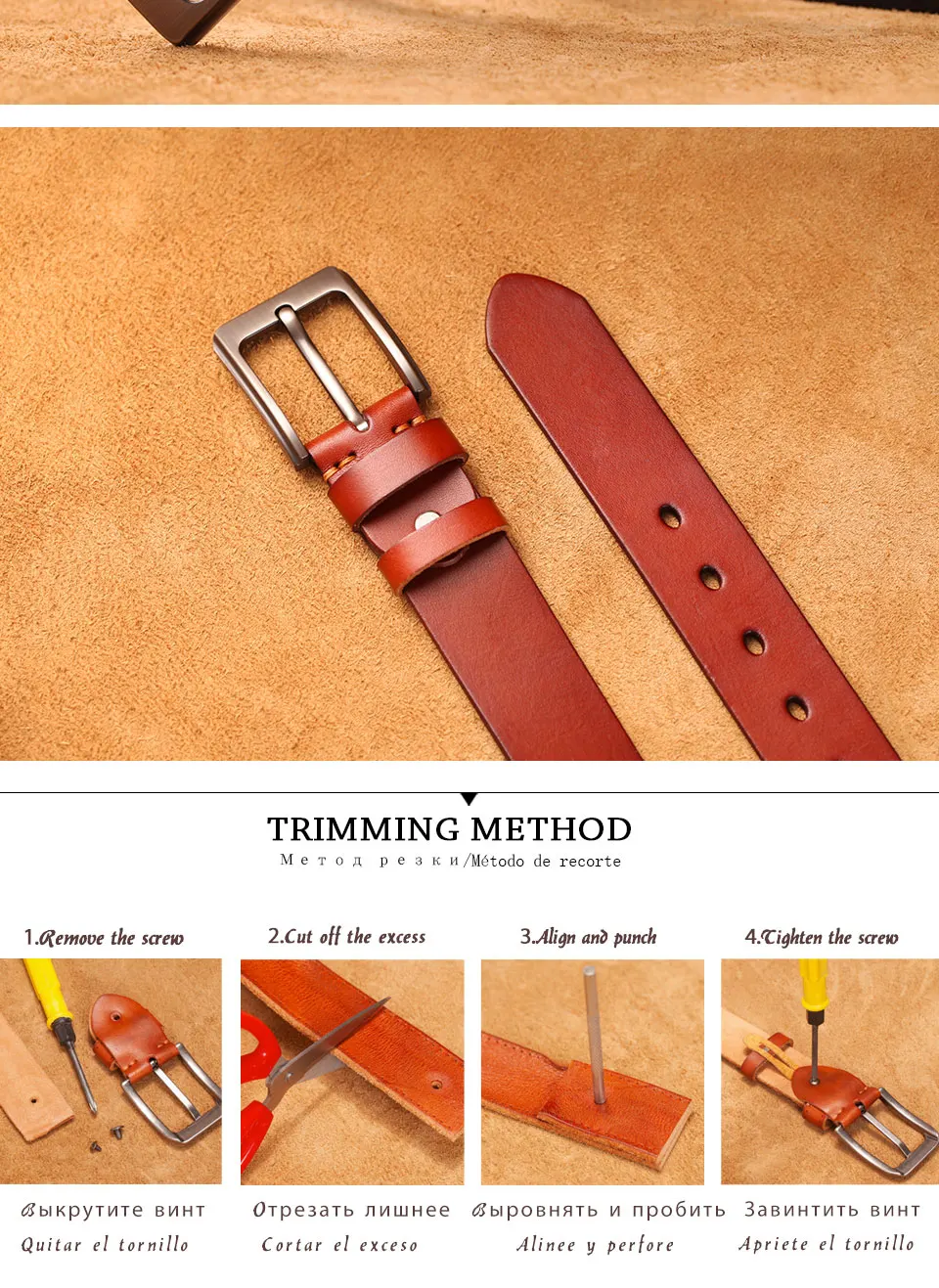 VAMOS KATOAL 100% Genuine Leather Belts For Men High Quality Casual Jeans Belt Cowskin Business Belt Cowboy Waistband