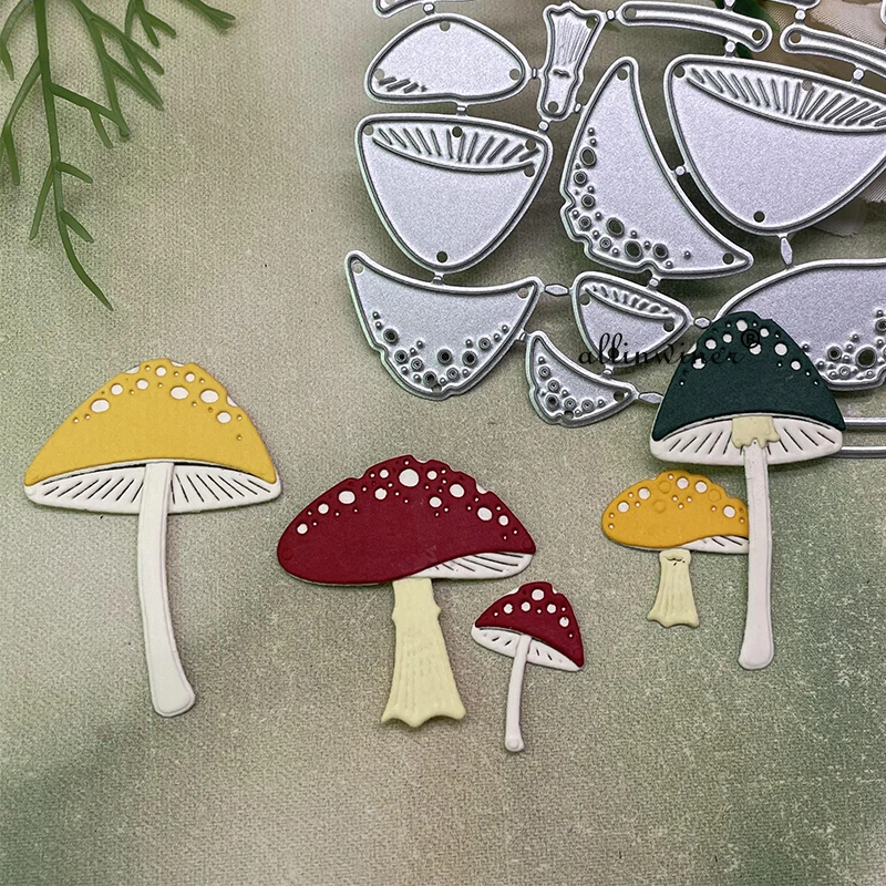 New Mushroom decoration DIY Craft Metal Cutting Die Scrapbook Embossed Paper Card Album Craft Template Stencil Dies