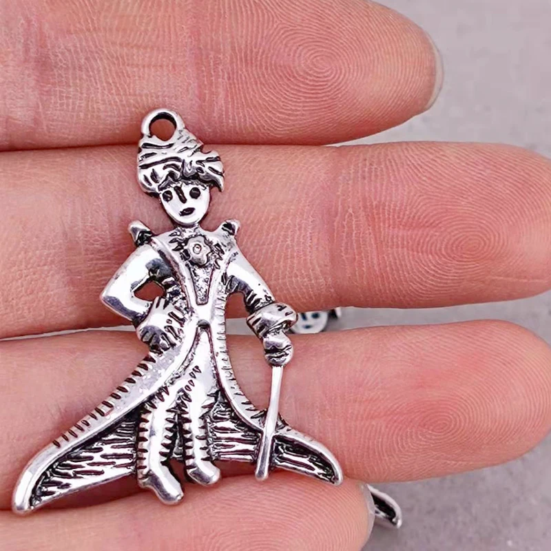 hzew 5pcs Cute little prince pendant charm wear dress prince pendant for child jewelry women Accessories