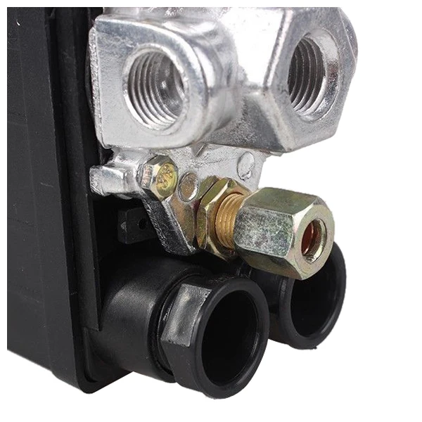 Promotion! Heavy Duty Air Compressor Pressure Switch Control Valve 90 PSI -120 PSI Black
