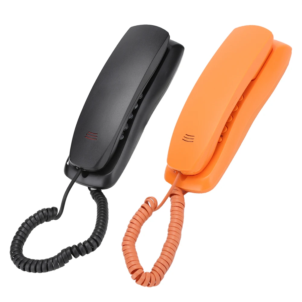 Mini Office Telephone Home Landline Phone Desktop Corded Fixed Telephone Wired Phones for Home Hotel Office Business Use