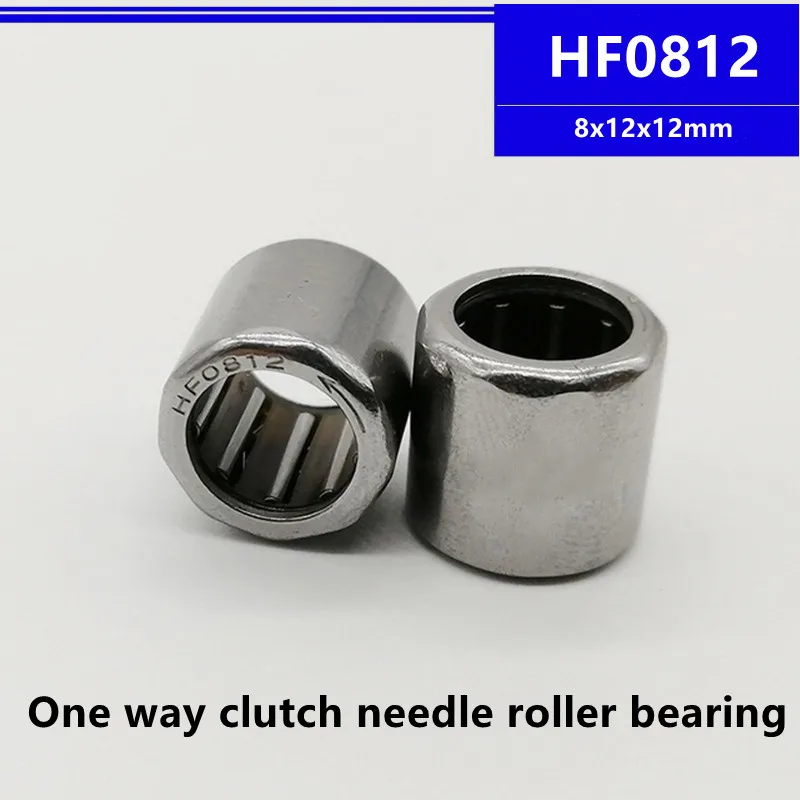 

20pcs/100pcs HF0812 8x12x12mm One Way Single Cluth Drawn Cup Needle Roller Bearing 8*12*12mm HF081212