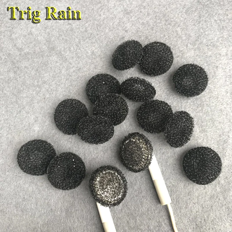 10pcs Filter Sponge Black Soft Foam Earbud Headphone Ear pads Replacement Sponge Covers Tips For Earphone MP3 MP4 Moblie Phone