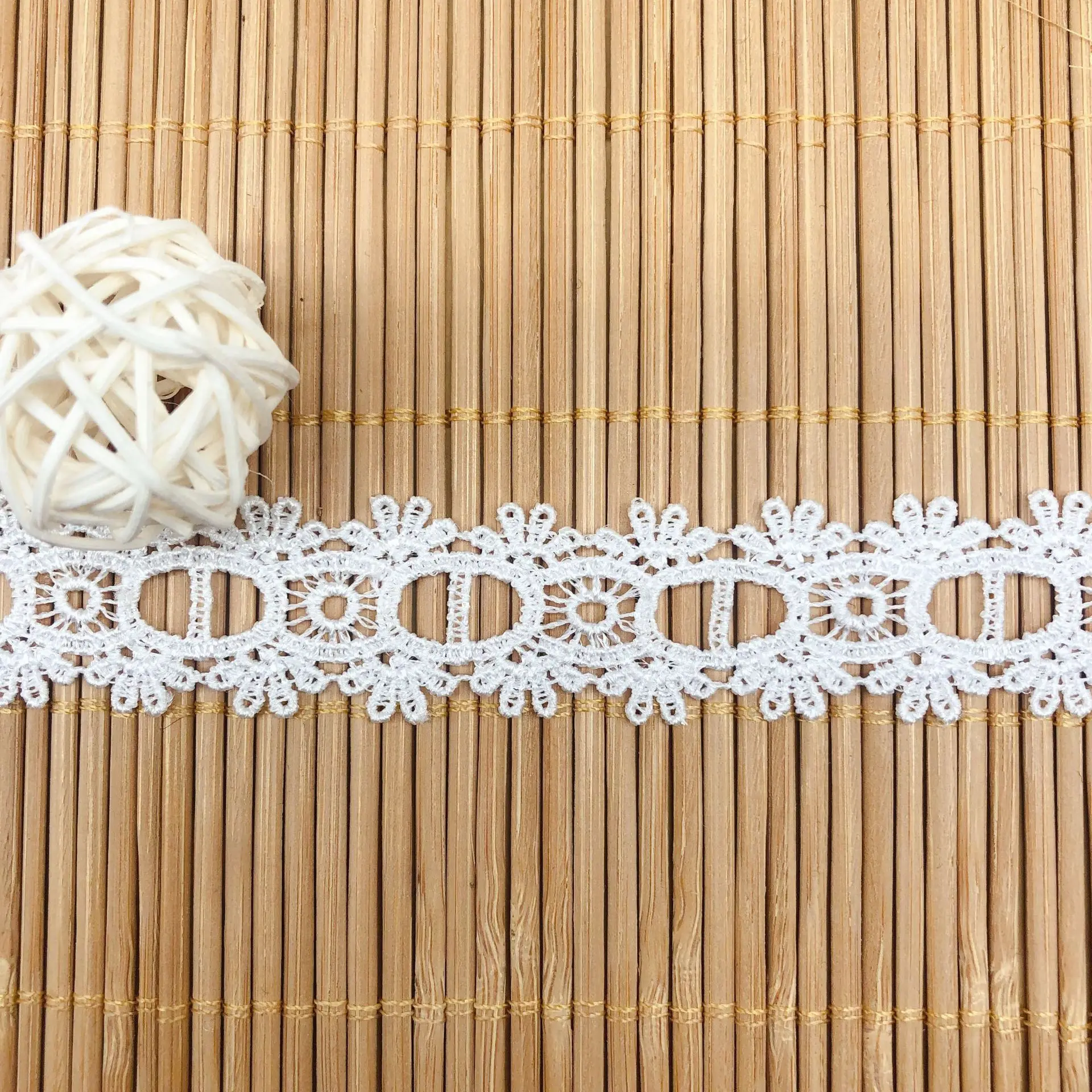 Bilateral Hollow Embroidery Can Wear Webbing Polyester Lace Fabric DIY Underwear Necklace Handmade Lolita Clothing Sewing Lace