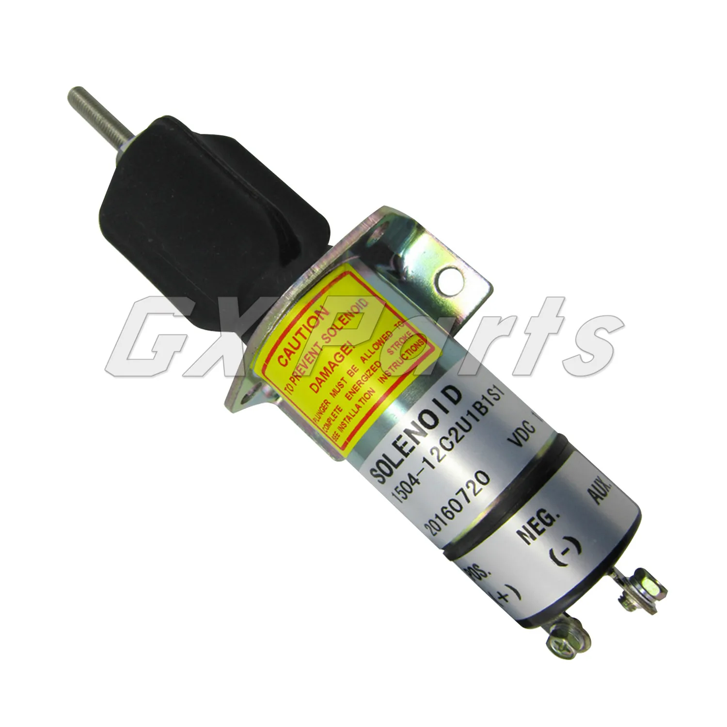 12V 1504-12C2U1B1S1 Fuel Shutdown Solenoid for Kubota DF-750 Choke Solenoid With 2 terminals