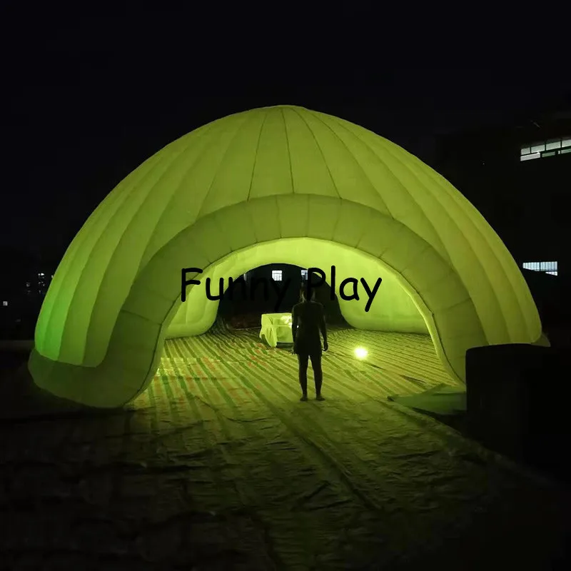 

inflatable dome tent for party decoration portable and grand white inflatable blowing LED lighting dome tent, photo booth