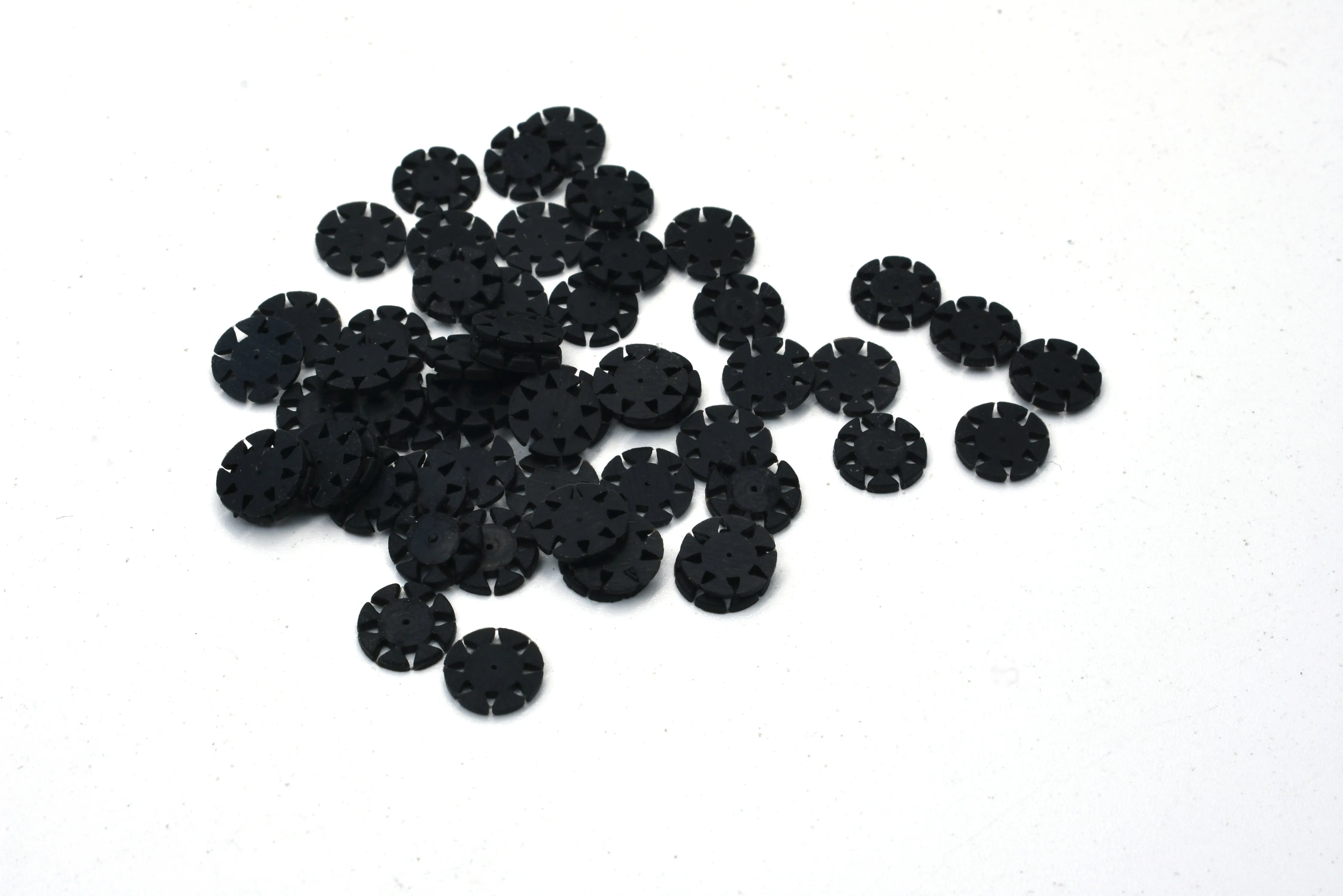 100pcs Dental Endo Files Stopper Flower Disinfection Marking Circle Dental Ring Counters For  Endodontics Files Dentistry