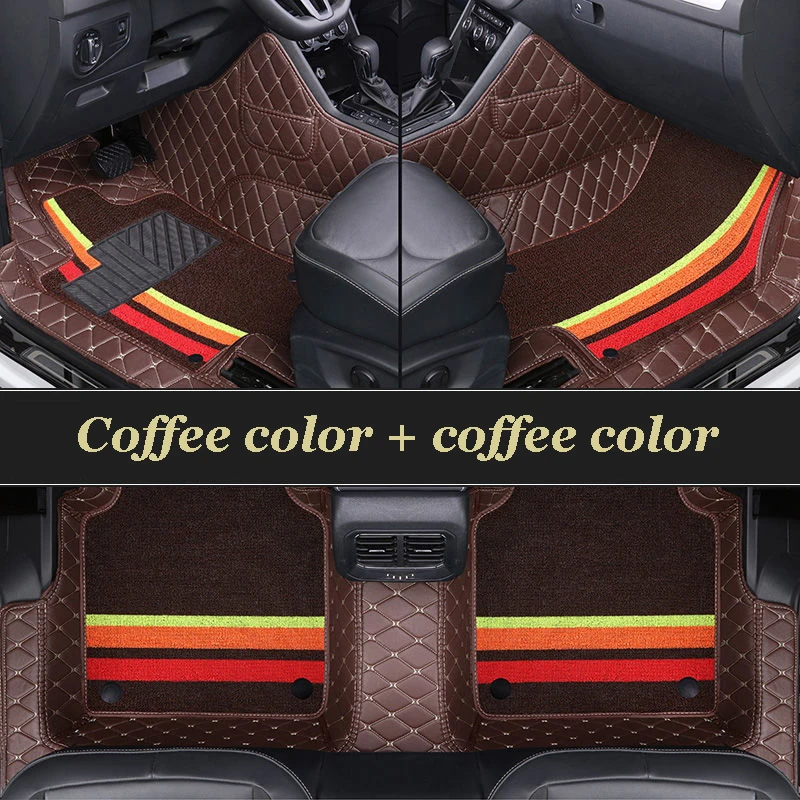 Custom Car Floor Mats for Chana CS15 2016 2017 2018 2019 2020 2021  Non-slip and easy-to-clean custom car trunk mat