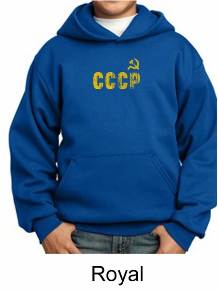 

CCCP Soviet Union USSR Insignia Youth Unisex Hoodie Sweatshirt