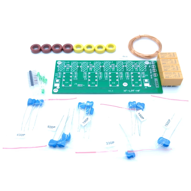 XF-LPF-HF 12v 100W HF passe-bas Ldissolve unité 3.5Mhz-30Mhz DIY kits/assemblé