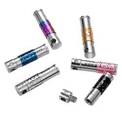 Rvs Sieraden Cilinder Kristal Gedenkteken Urn Hanger Pil Parfum Fles Schroef Opent Crematie Ketting Ash Case Houder