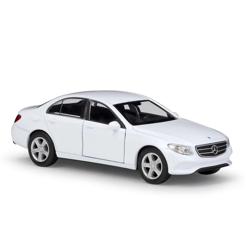 WELLY 1:36 Scale Simulation Diecast Vehicle Model Car Benz E-Class Classic Pull Back Alloy Car Toy Metal Toy Car Gift Collection