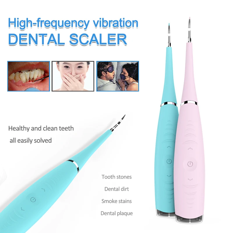 Portable Electric Sonic Dental Scaler Tooth Calculus Remover Tooth Stains Tartar Tool Dentist Whiten Teeth Cleaner Oral Hygiene