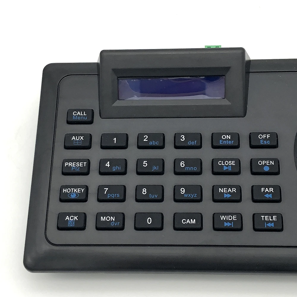 4-Axis Joystick CCTV Keyboard Controller Keypad for Security Analog AHD PTZ Speed Dome Camera Decoder Pelco RS485 Pan Tilt Zoom