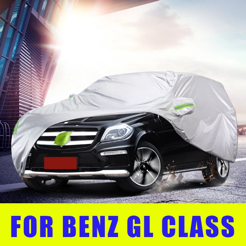 Waterproof Full Car Covers Outdoor Sunshade Dustproof Snow For Benz GL GLS X164 X166 GL320 GL350 GL500 GL450 Accessories