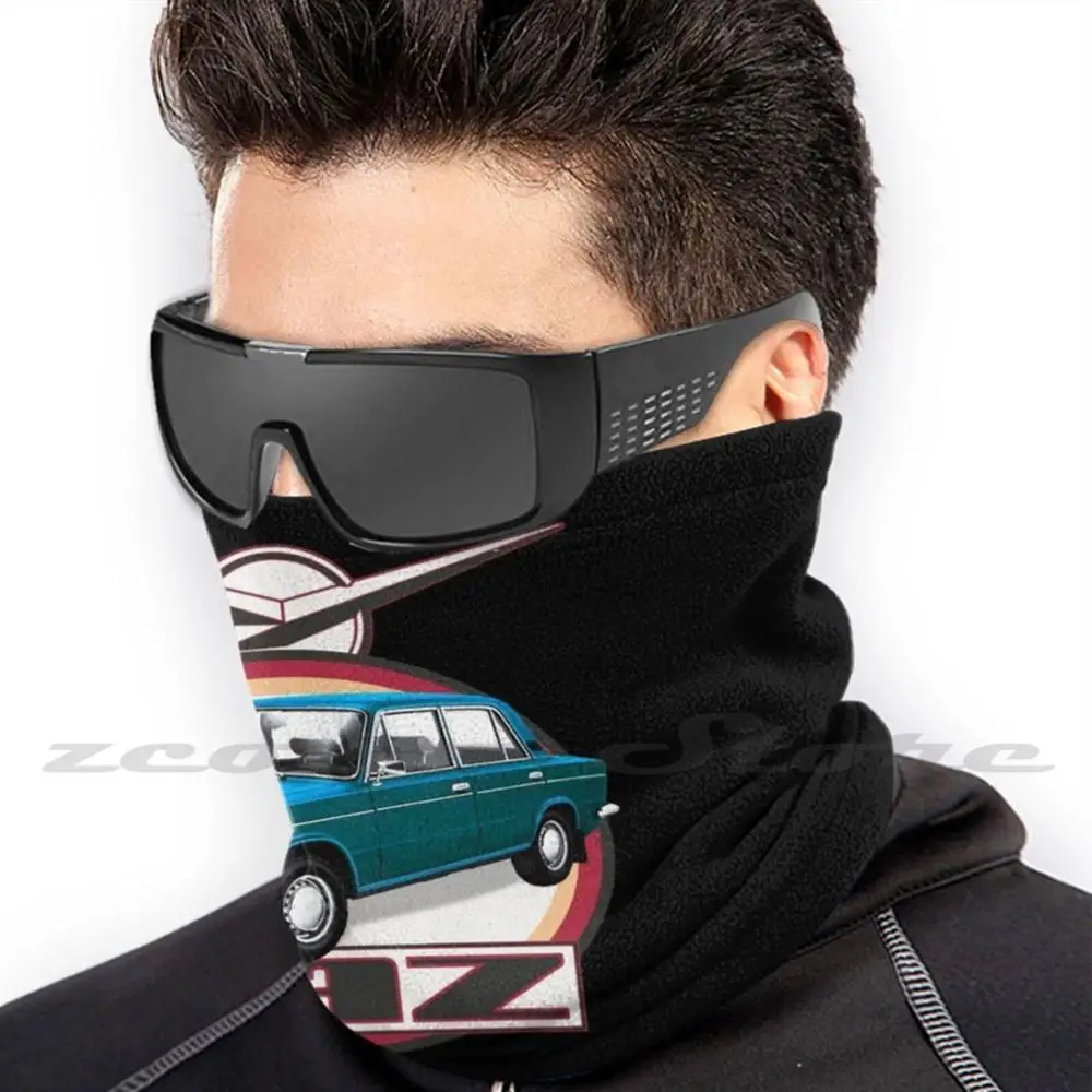 Avtovaz – masque filtrant Pm2.5, lavable, personnalisé, en noir, pour voiture hors route Geeky Funny 4x4 russe Vaz Autovaz Lada, 2103