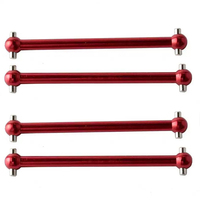 4pcs Front and Rear Drive Shaft DogBone 52mm Long for Wltoys RC Model Car 1/18 A949 A959 A969 K929