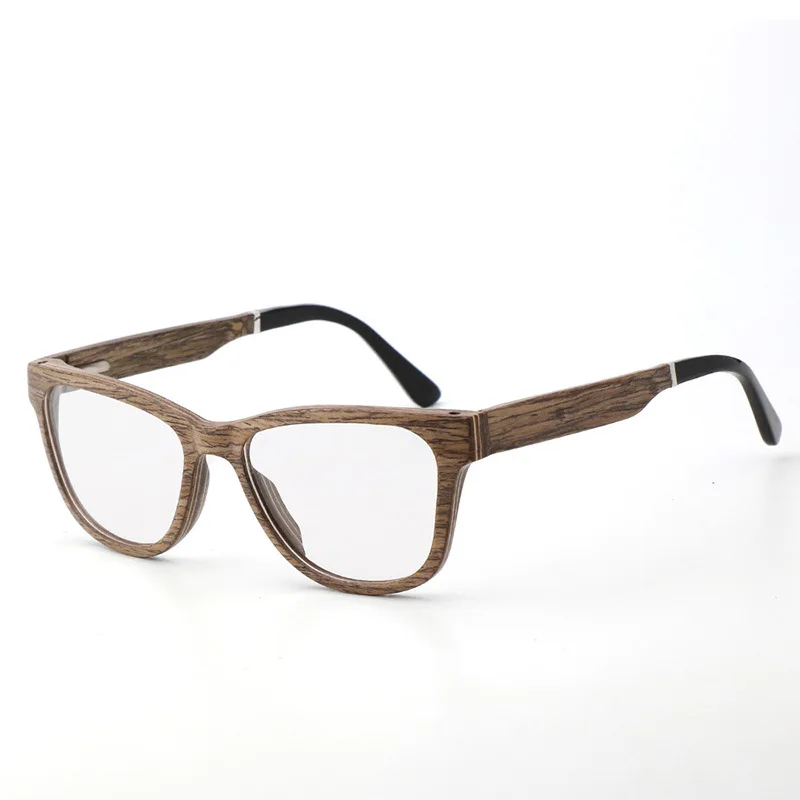 

BerWer 2023 New Clear Lense Glasses Men Wooden Eyeglasses Women Brand Original Wood Eyewear Oculos De Sol