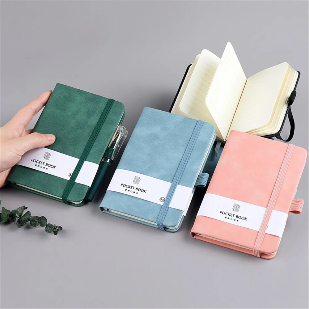 A7 Small Pocket Notebook Mini Notepad Portable Small Notebook Small Cute Simple Note Book School Office Supplies