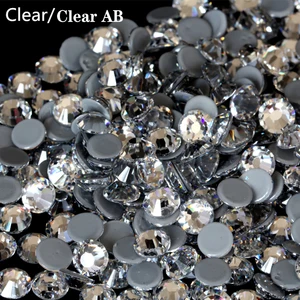 Hotfix Crystal Strass AB mit Kleber DMC Rhinestras Alle Nähgrößen und Stoffkleidung Schuhbag Dekoration 8 Hauptverkaufskupplung machen 250 - №8