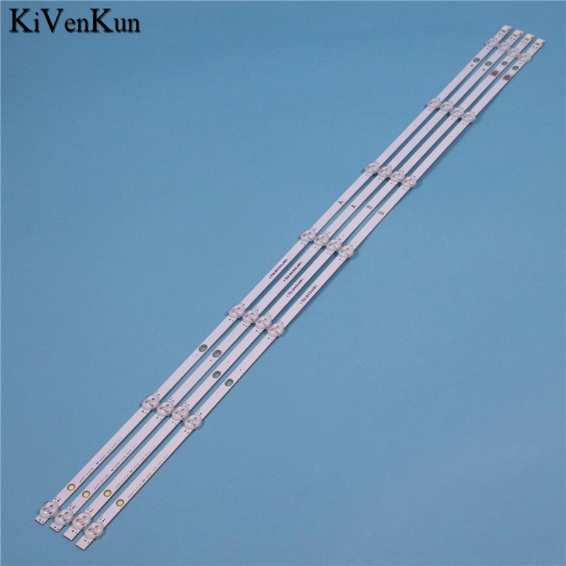 

TV Lamps LED Backlight Strip For Telefunken DOMUS43DVI15 Bar Kit LED Band 17DLB43VLXR1 LB43007 V0_04_38S Ruler VES430UNDL-2D-N01