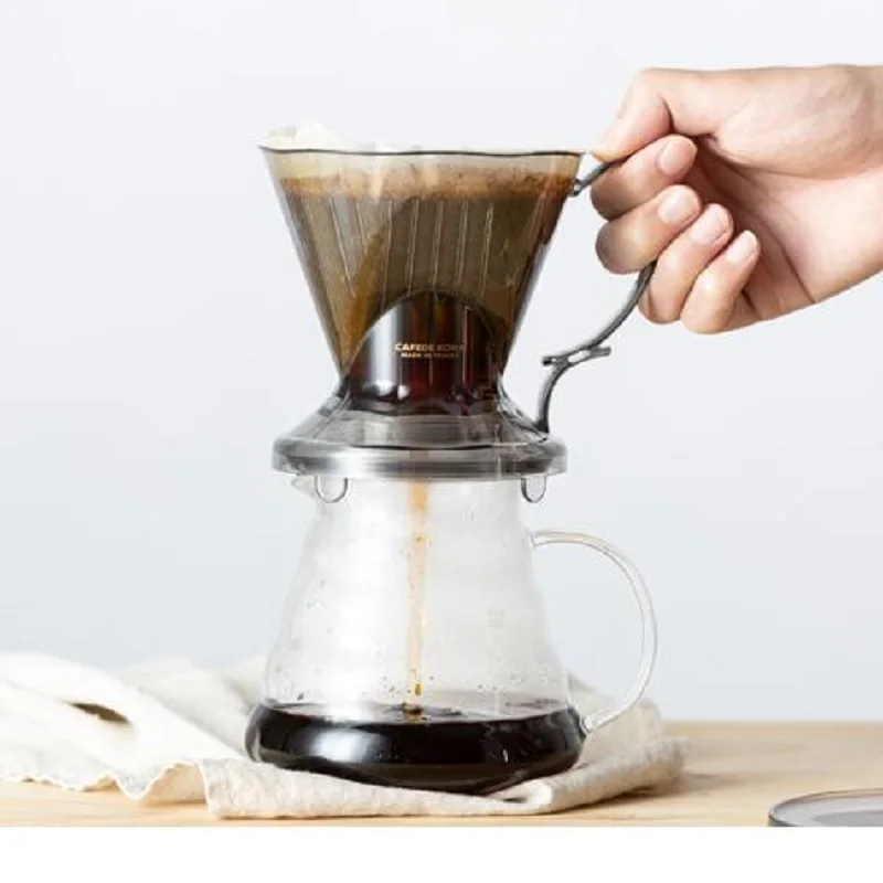 CAFEDE KONA Mr.Clever Drip Smart Coffee Cup  Filter Coffee Maker  Manual Cup Clever Dripper