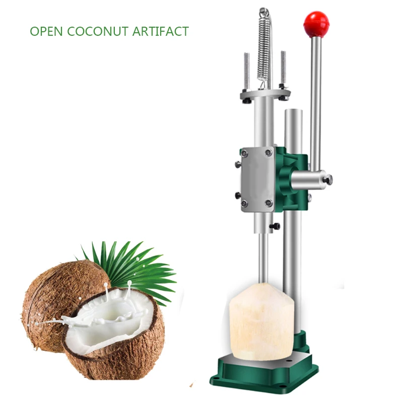 Stainless Steel Open Green Coconut Cutting Knife Fruit Shop Commercial Coconut Machine Manual Portable Coconut Hole Opener