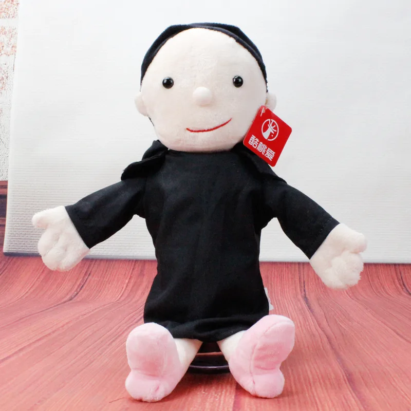 Arab Family Member Hand Puppet Plush Toy Stuffed Doll Cartoon Style Person Father Mother Baby Bedtime Story Friend Boy Girl Gift