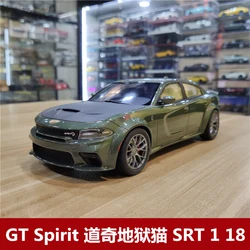 1:18スケールの動物充電器,新版,樹脂シミュレーション車モデル,srt hellcats