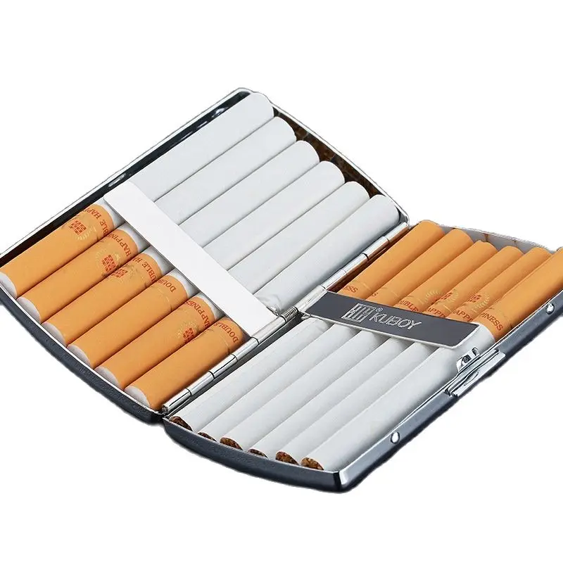 Portable Mini Cigarette Case for Men and Women Stainless Steel Thick 84mm Cigarette 12Pcs