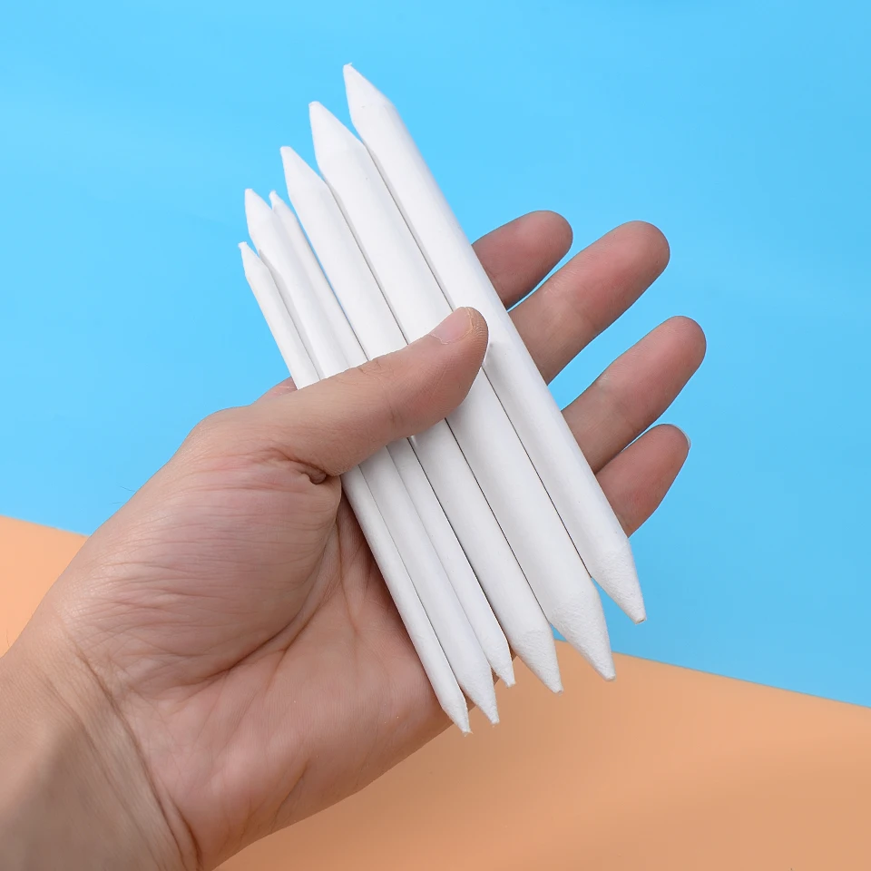 Lápiz de papel duradero de doble cabeza, herramienta de dibujo artístico, suministros de arte, 6 unidades