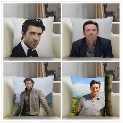 Musife Hugh Jackman Pillowcase Custom Square Pillow Cover Case Zipper Pillowcase 35*35,40*40,45*45cm Drop Shipping