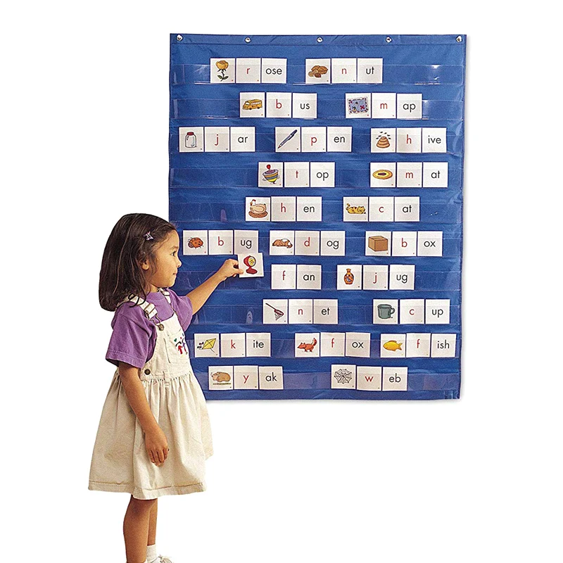 Standard Pocket Chart for Learning Resources, Ferramentas de Educação Escolar, Calendar Chart, Autism Learning Materials, Kids for Home Classroom