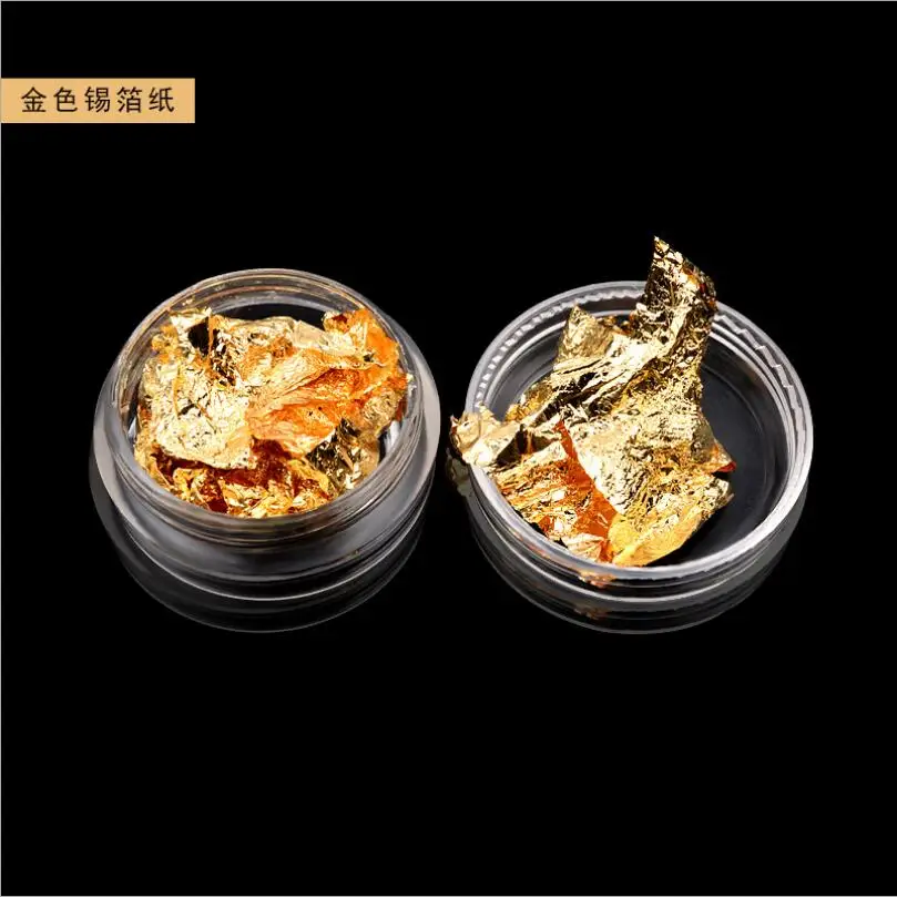 1 scatola di carta di design artigianale d'arte doratura imitazione nastro d'oro carta di rame decorazioni artigianali fai da te foglie foglie foglie foglie T1613