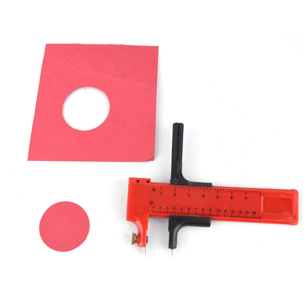 Rotary Compass Circle Cutter Paper Cardboard Rubber Vinyl Leather Art Craft Tool