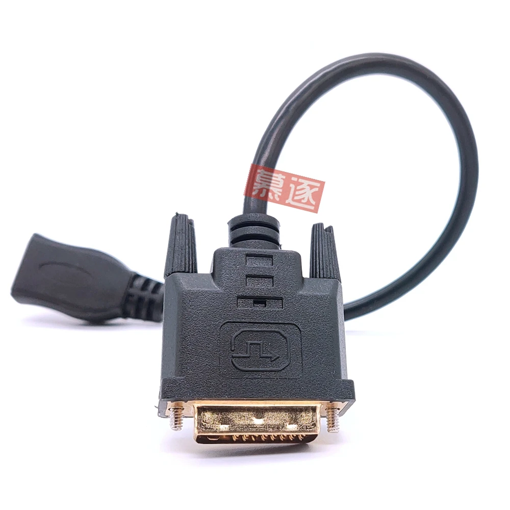 1080P HD-compatible Female to DVI-D 24+1 Male HD-compatible DVI Adapter Bi-Directional Converter for TV box