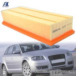 Car Air Filter 1K0129620D For Audi A3 Sportback Convertible 8P 2003 2004 2005 2006 2007 2008 2009 2010 2011 2012 2013 Engine Kit