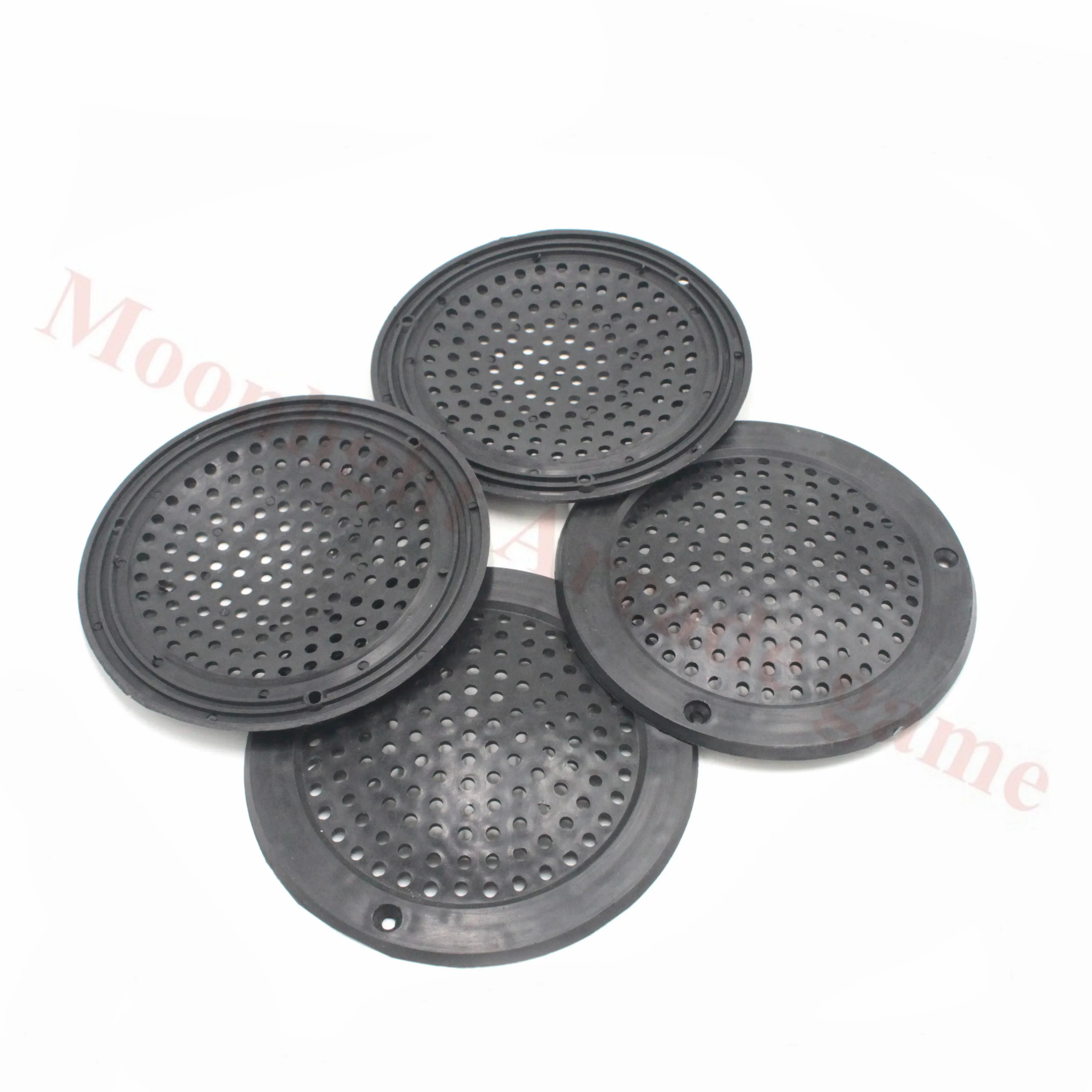 4Pcs/Lot 4inch 125cm Black round plastic speaker net for arcade game machine speakers-game machine accessories