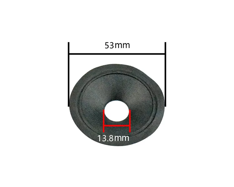 53 مللي متر 3.5 بوصة 67 مللي متر 76 مللي متر 90 مللي متر 2 قطعة GHXAMP 2 بوصة 3 بوصة 2.5 بوصة المتكلم مخروط القرن ورقة مخروط رغوة حافة طبل ورقة إصلاح أجزاء