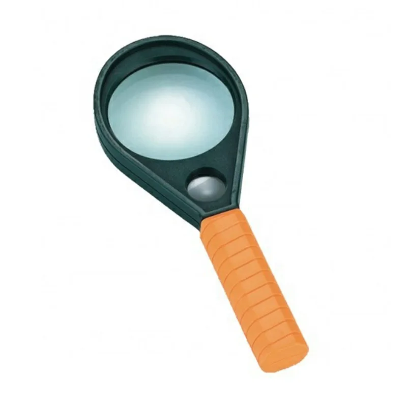 4pcs 3X 6X Magnifier Dual Lens Handheld Racket Type Magnifying Glass