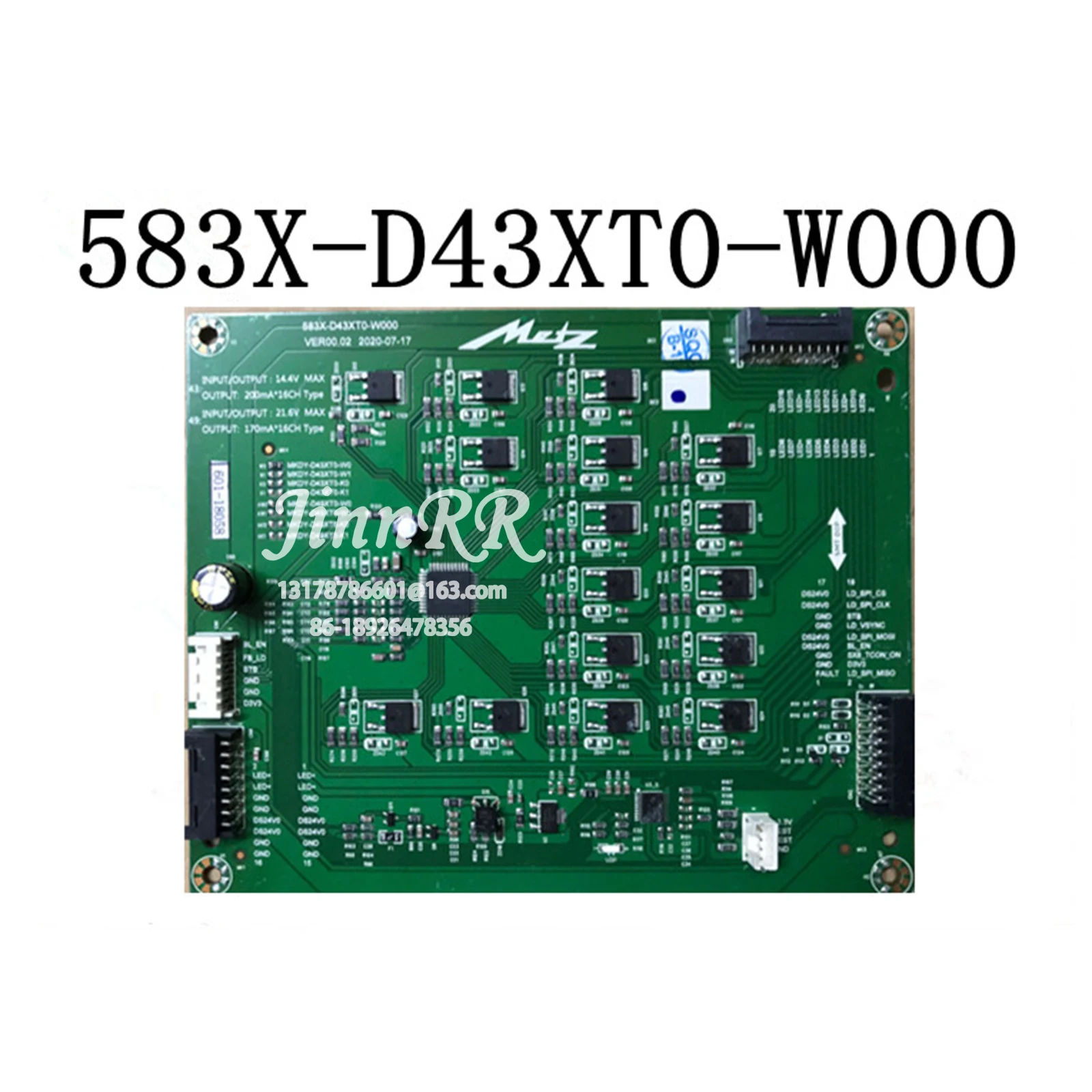 

583X-D43X10-W000 NEW original constant current plate for 583X-D43X10-W000 Logic board Strict test quality assurance