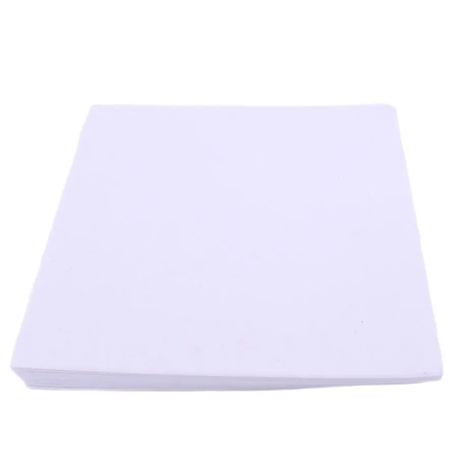 CMCYILING Black White Gray Hard Felt Fabric 3 MM Thickness Polyester Cloth For DIY Crafts Bags 10 Pcs/Lot 30*30cm