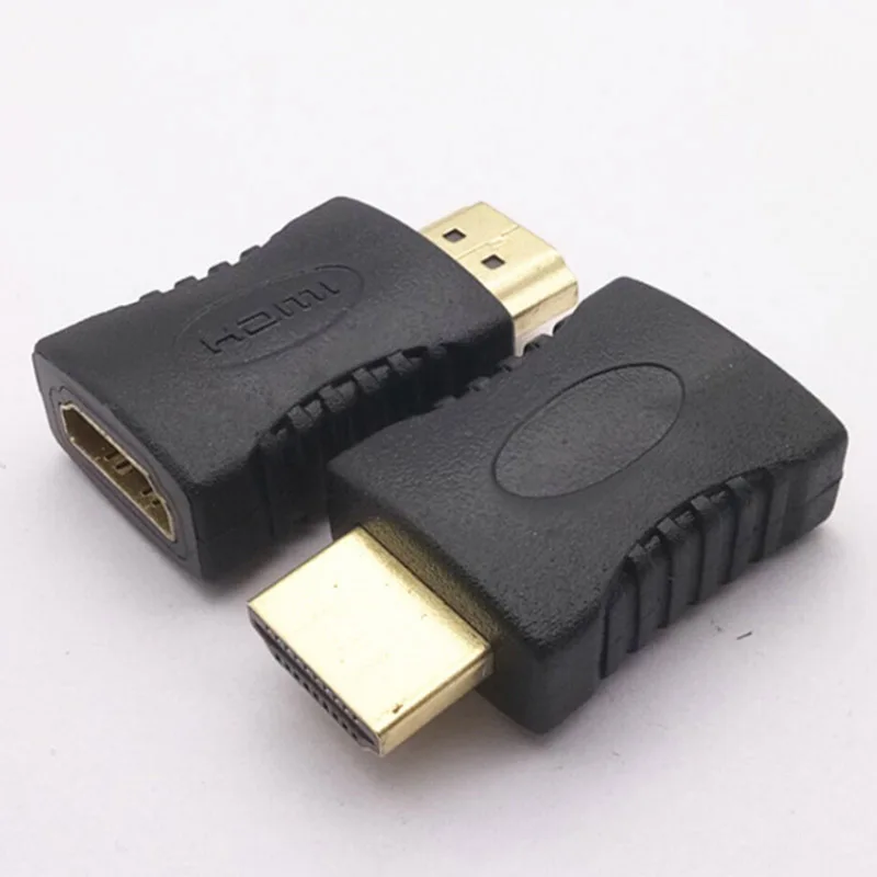 2pcs Gold Plated HDMI Male to Mini HDMI Female Full HDMI Adapter Converter for 1080P HDTV Cable Adaptor Extender