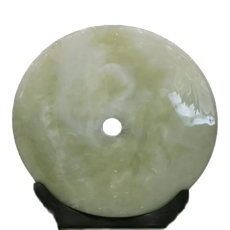 

Afghan Ping'an Jade Button Dayu and Shibi decorated