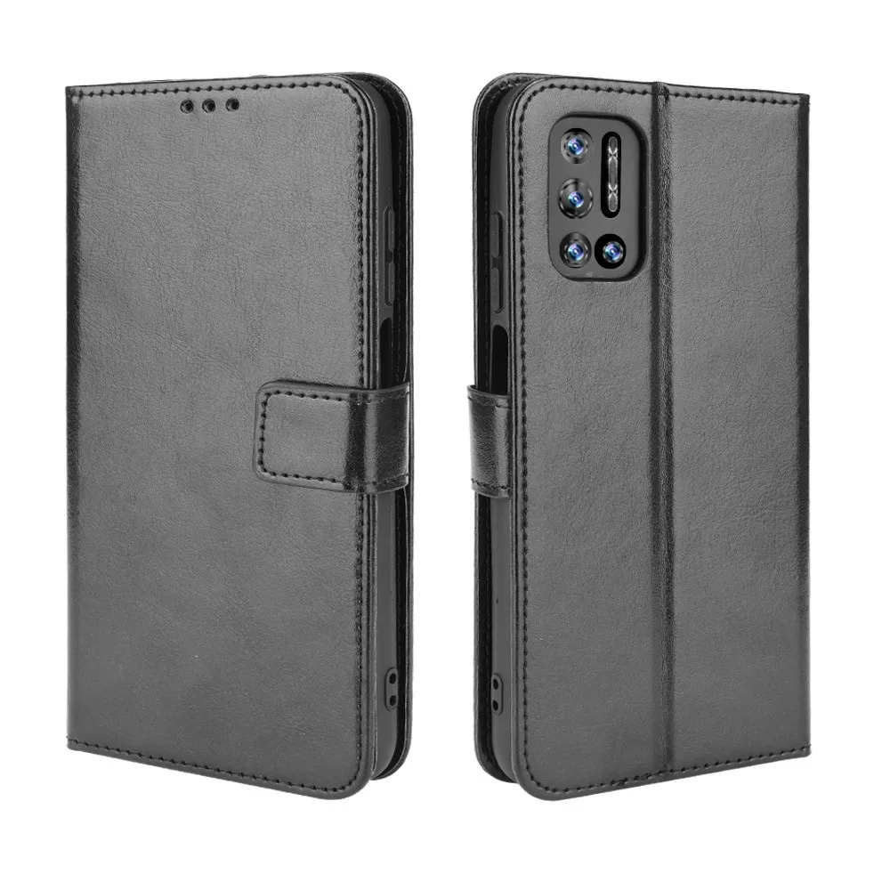 For Doogee N40 Pro Case Luxury Flip PU Leather Wallet Lanyard Stand Case For Doogee N40Pro N 40 Protective Phone Bags