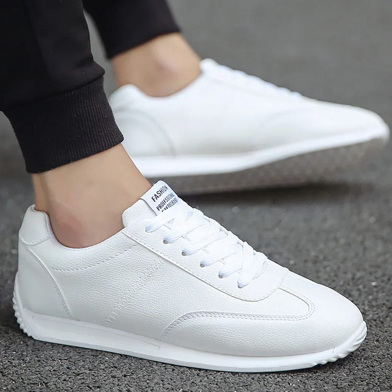 Fashion Chinese Leather Sneakers Men White Casual Shoes Unisex Sneakers 2021 Hot Sale School Shoes Man Tenis