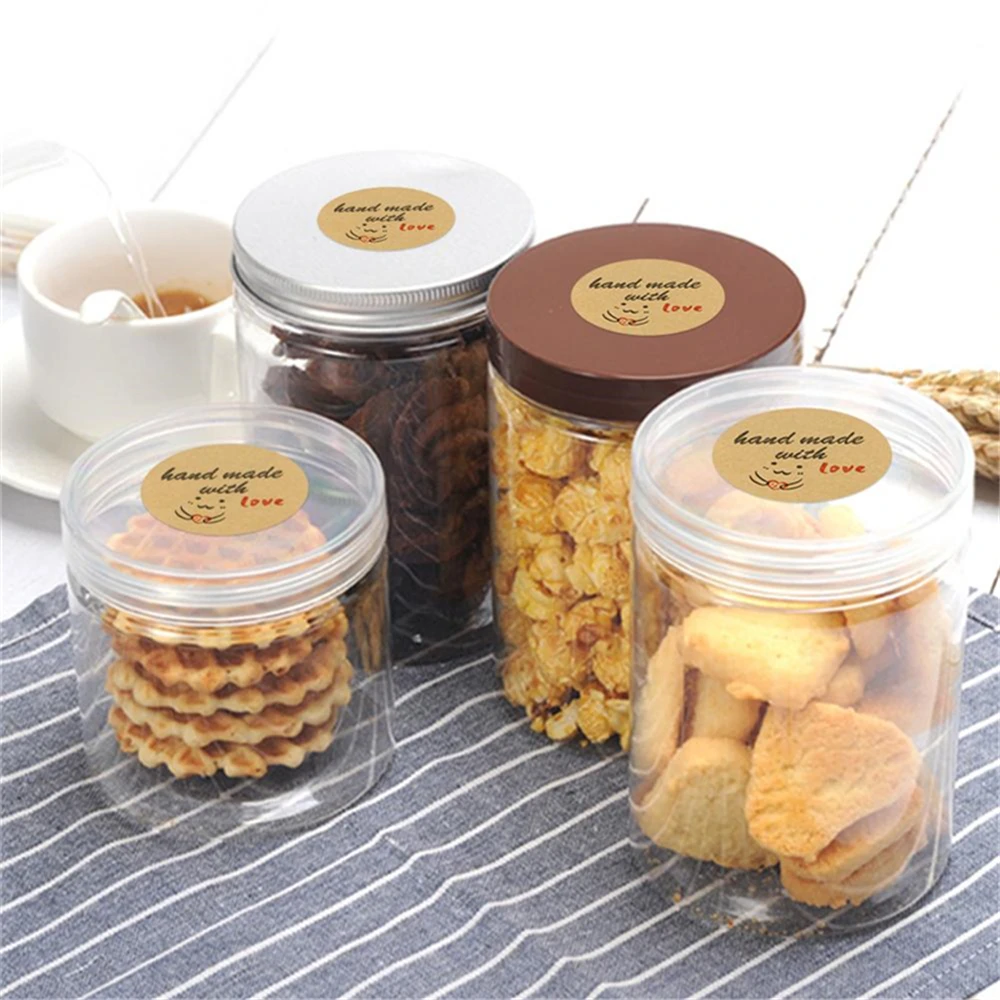 الجولة اليدوية مع الحب ملصقات ورق ذاتي اللصق ورقة ملصق الخبز الديكور التسمية مهرجان حفلة هدية الديكور التسمية