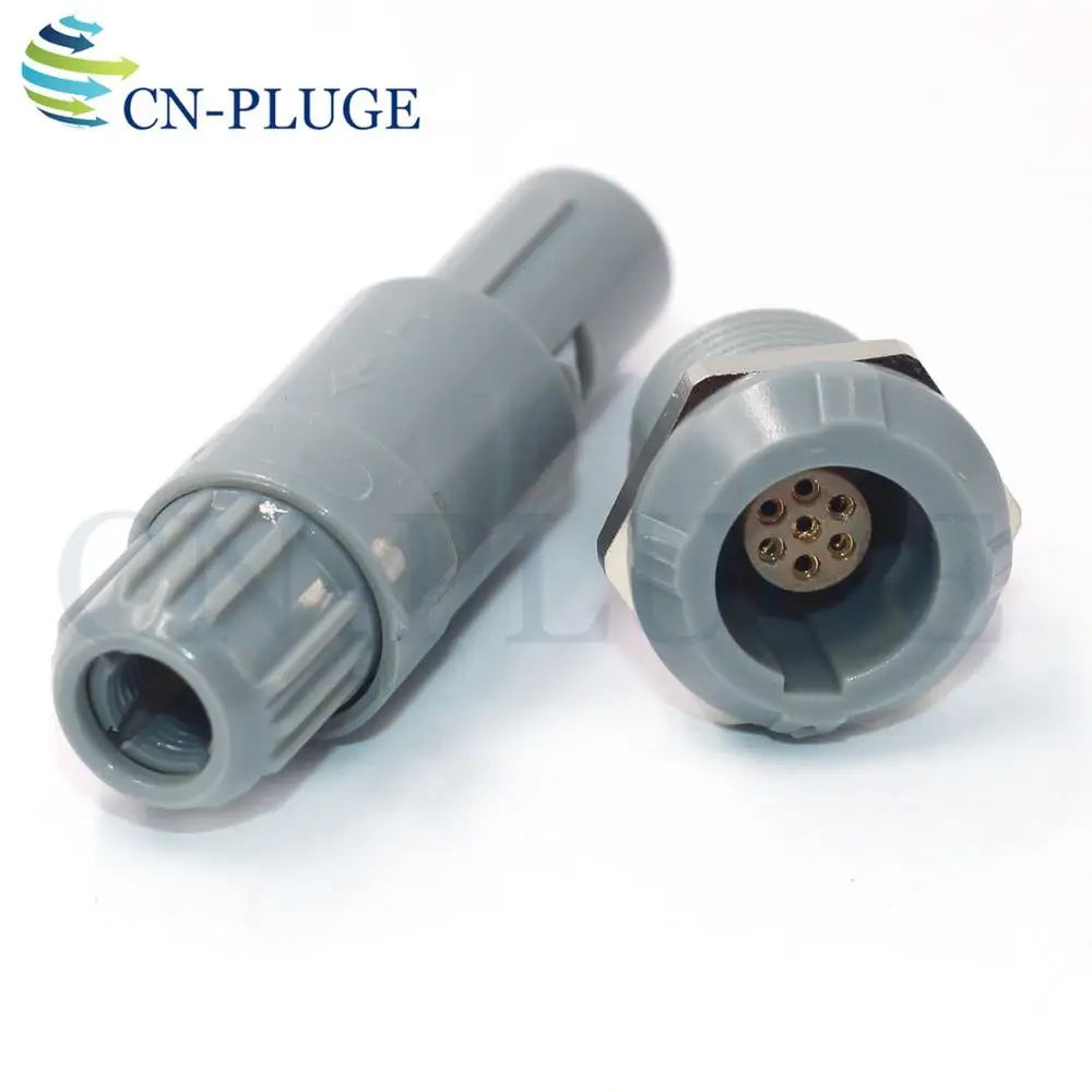 M14 Type PAG/PLG 2 3 4 5 6 7 8 9 10 14 pin Plastic Wire Connector Medical Equipment Power Cable Connector Plug & Socket